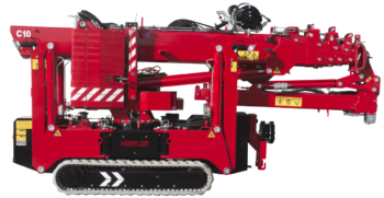 compactkraan c10 elektrisch hoeflon van ginkel